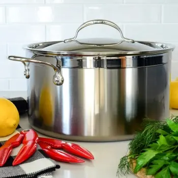 Hestan 8.0qt Covered Stockpot (26cm) - Set of 2