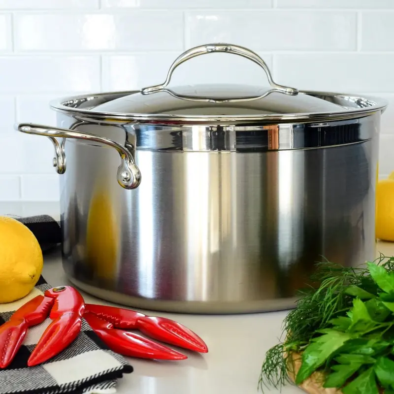 Hestan 8.0qt Covered Stockpot (26cm) - Set of 2