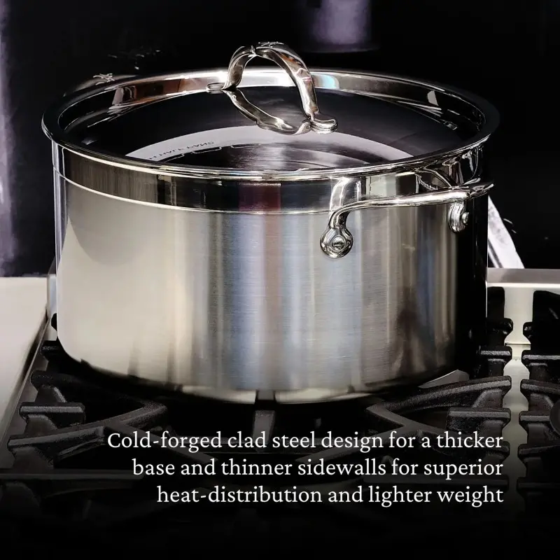 Hestan 8.0qt Covered Stockpot (26cm) - Set of 2