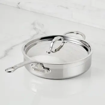 Hestan 3.5qt Covered Sauté Pan w/helper handle (26cm) - Set of 2