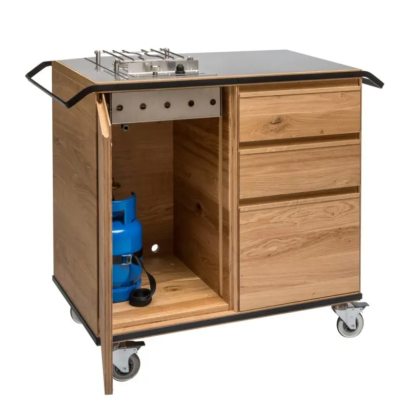 Prestige Espoo Flambe Trolley + Drawers