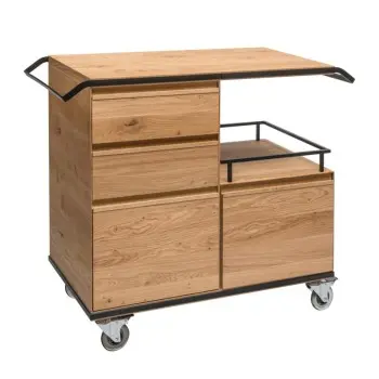 Prestige Espoo Trolley 3 Drawers + Railings
