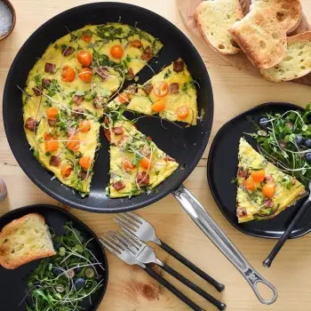 Hestan 12.5" Open Skillet with TITUM™ NS (32cm) - Set of 2