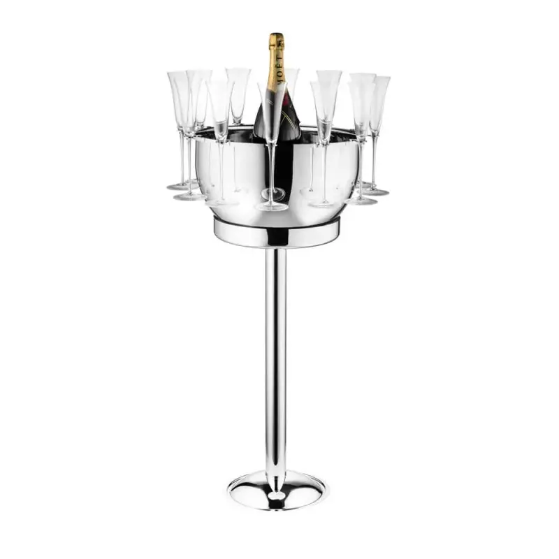 Designer Stainless Steel Suolo Bucket Stand