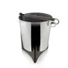 Designer Stainless Steel Jacaranda Double Bucket with Ice Tong 800 mL