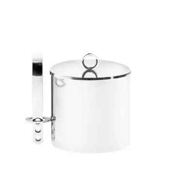 Designer Stainless Steel Venezia Double with Ice Tong 0.7L