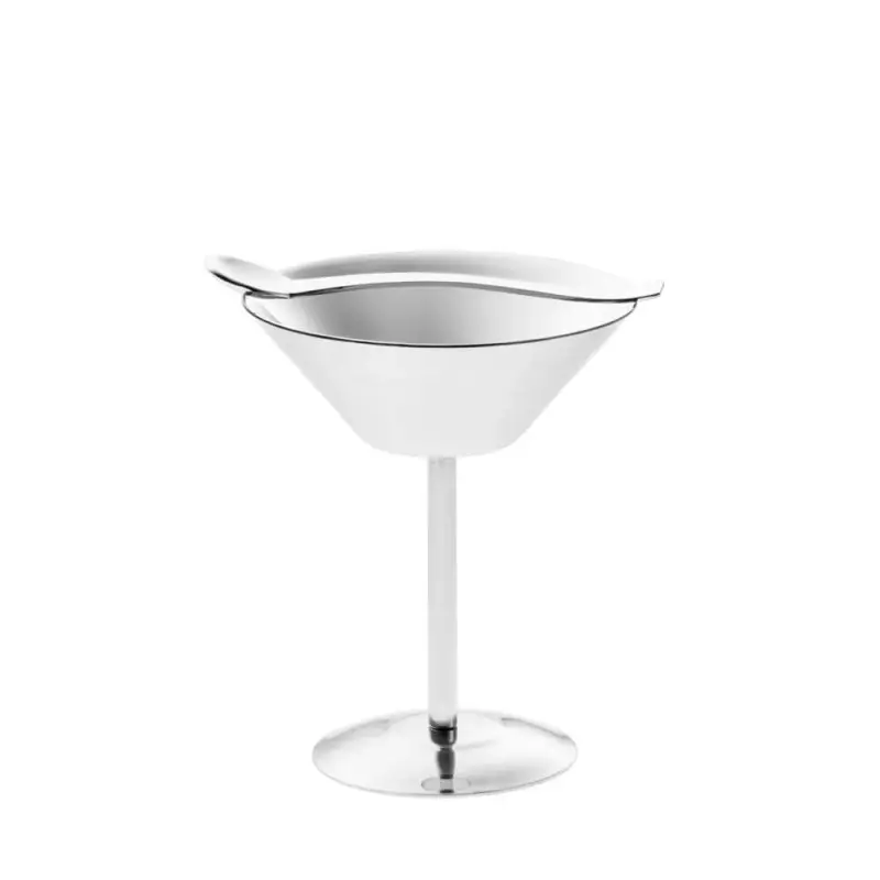 Designer Stainless Steel Bono Dessert Bowl with Spoon