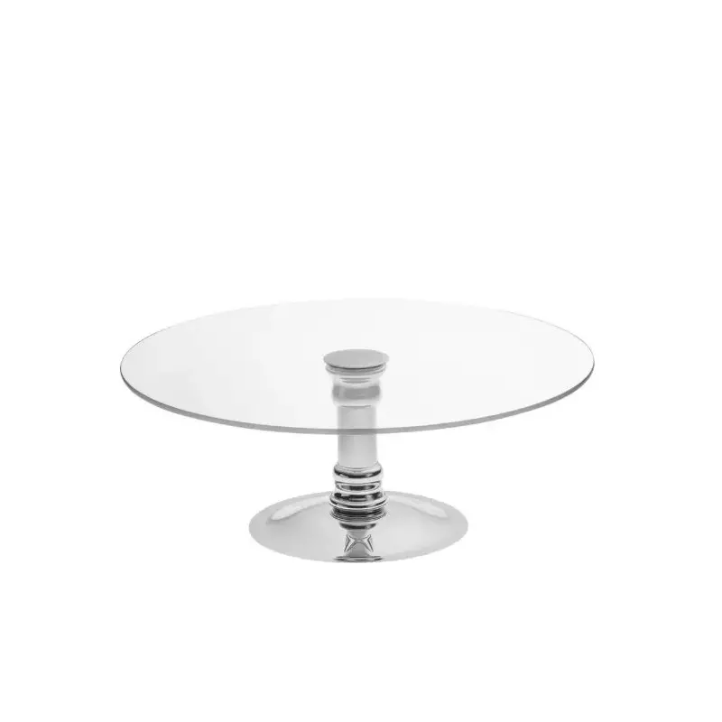 Designer Stainless Steel Lecci Small Serving Stand 30 cm