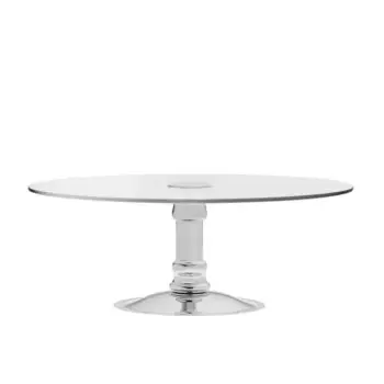 Designer Stainless Steel Lecci Small Serving Stand 30 cm