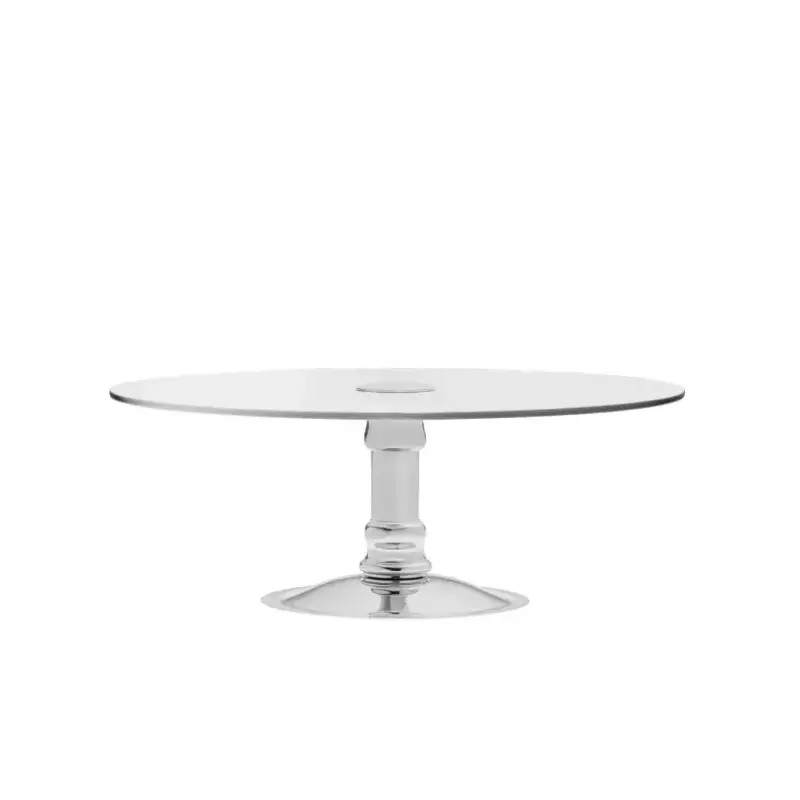 Designer Stainless Steel Lecci Small Serving Stand 30 cm