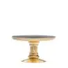 Designer Golden Plated Stainless Steel Lecci Serving Stand 16 cm