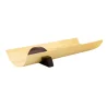 Designer Golden Plated Stainless Steel Fontana Imbuia Long Fruit Holder