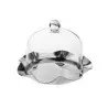 Designer Stainless Steel Fiori Small Plate