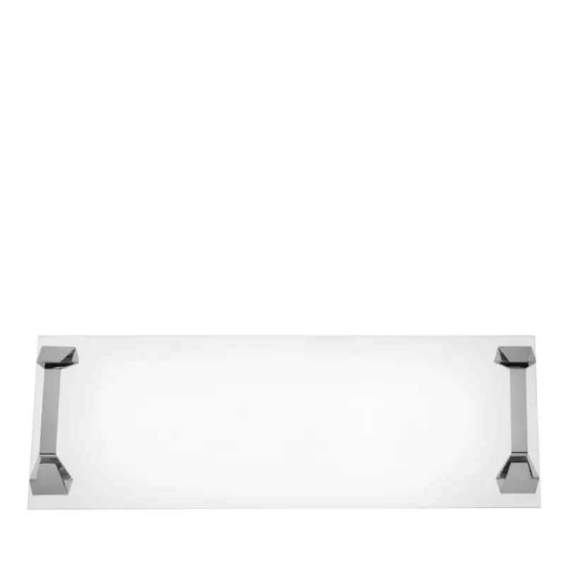 Designer Glass with Stainless Steel Nusa Dua Glass Small Tray