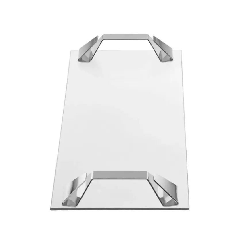 Designer Glass with Stainless Steel Nusa Dua Glass Small Tray
