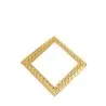 Designer Golden Plated Stainless Steel Sarezzo Napkin Ring / Place Markers Set 6 pcs.
