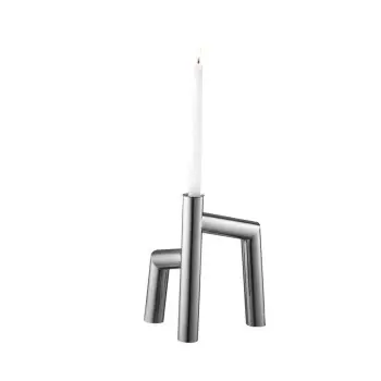 Designer Stainless Steel Escora Candlestick