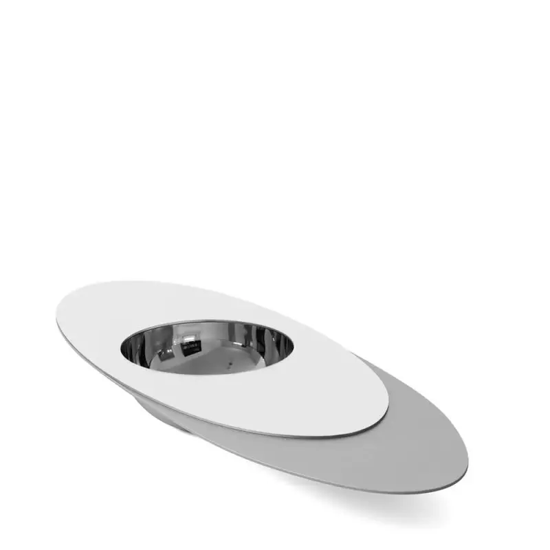 Designer Stainless Steel Pistache Centerpiece Designer Stainless Steel Pistache Centerpiece