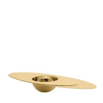 Designer Nickel Black and Stainless Steel Pistache Centerpiece