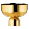 Designer Golden Plated Stainless Steel Boreal Large Cachepot