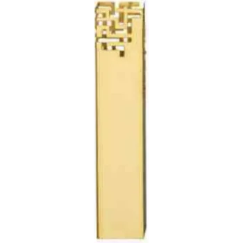 Designer Golden Plated Stainless Steel Labirinto Medium Vase/Candlestick
