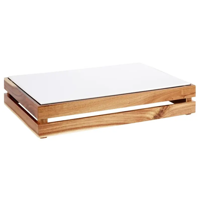 APS Superbox Foundation Gastronorm 1/1 21-7/8" x 13-7/8" x 4-1/4" acacia wood caramel APS Superbox Foundation Gastronorm 1/1 21-7/8" x 13-7/8" x 4-1/4" acacia wood caramel