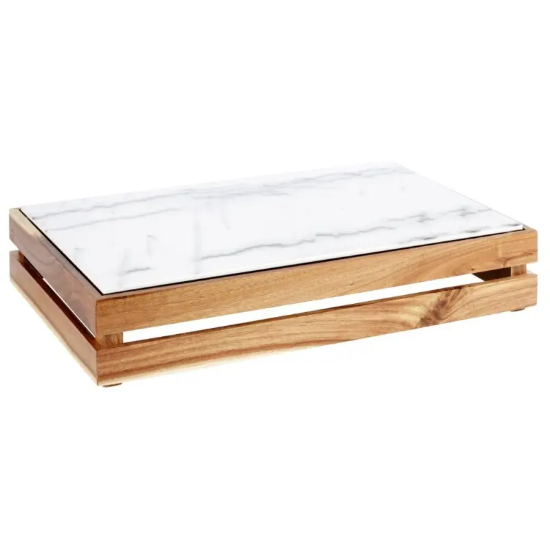 APS Superbox Foundation Gastronorm 1/1 21-7/8" x 13-7/8" x 4-1/4" acacia wood caramel APS Superbox Foundation Gastronorm 1/1 21-7/8" x 13-7/8" x 4-1/4" acacia wood caramel