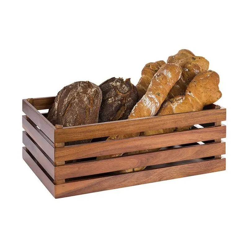 APS Superbox Tall Gastronorm 1/1 21-7/8" x 13-3/4" x 7-7/8" acacia wood brown APS Superbox Tall Gastronorm 1/1 21-7/8" x 13-3/4" x 7-7/8" acacia wood brown