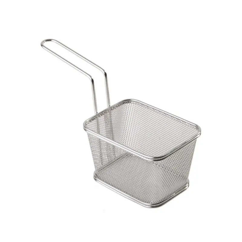 APS Fry Basket 5-1/8" x 4-1/8" stainless steel Snackholder APS Fry Basket 5-1/8" x 4-1/8" stainless steel Snackholder