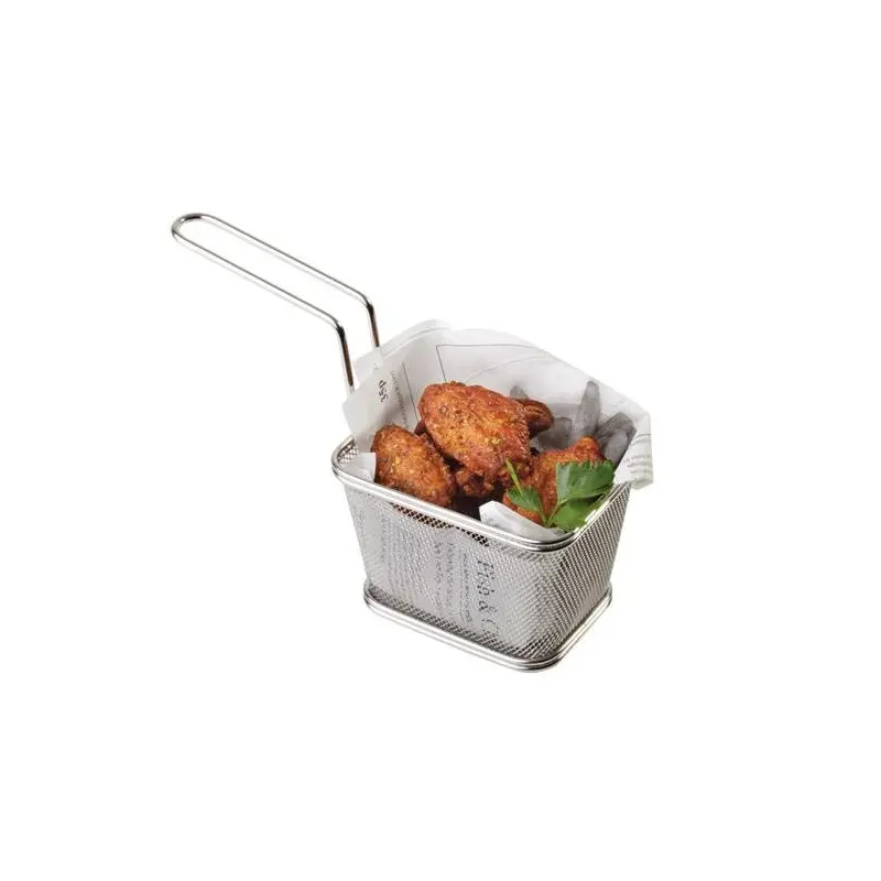 APS Fry Basket 5-1/8" x 4-1/8" stainless steel Snackholder APS Fry Basket 5-1/8" x 4-1/8" stainless steel Snackholder