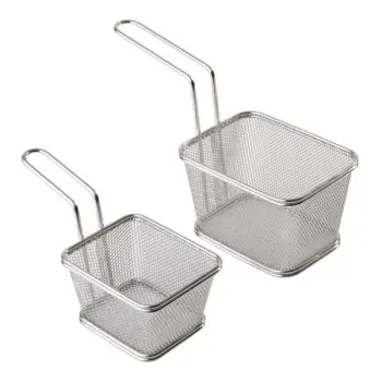 APS Fry Basket 3-7/8" x 3-3/8" stainless steel Snackholder