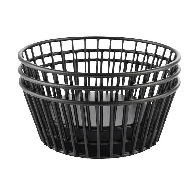 APS Basket 6-5/8" dia. round black metal Urban APS Basket 6-5/8" dia. round black metal Urban