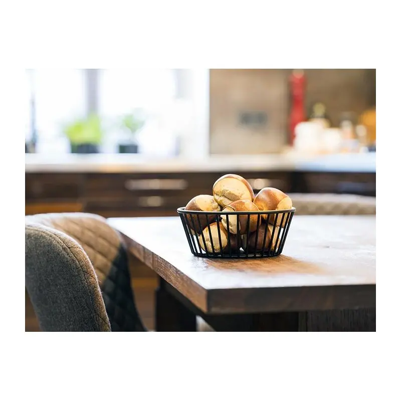 APS Basket 6-5/8" dia. round black metal Urban APS Basket 6-5/8" dia. round black metal Urban