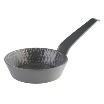 APS Bowl 2-3/8 oz. gray hammered melamine round long-handled Mini - Case of 48