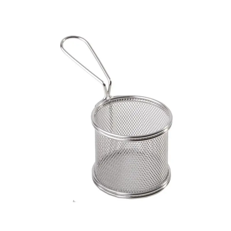 APS Fry Basket 3-1/2" stainless steel round Snackholder