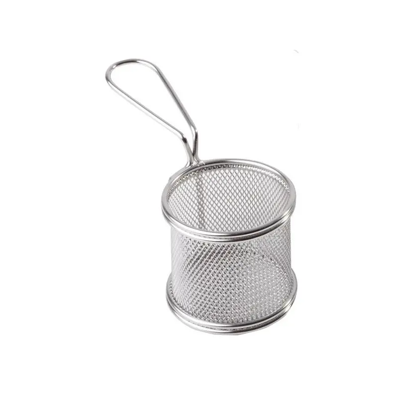 APS Fry Basket 3-1/8" stainless steel round Snackholder