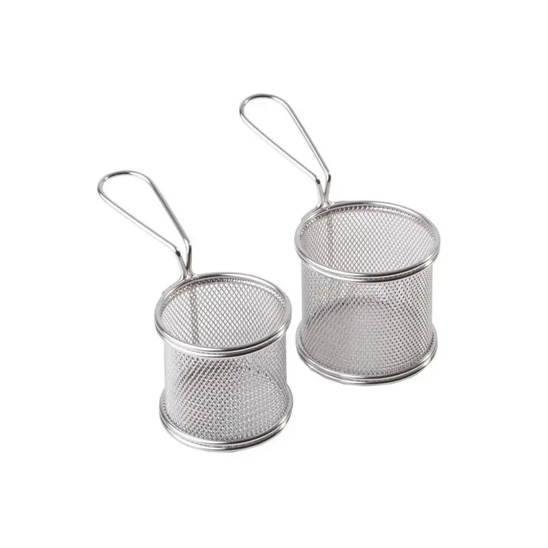 APS Fry Basket 3-1/8" stainless steel round Snackholder