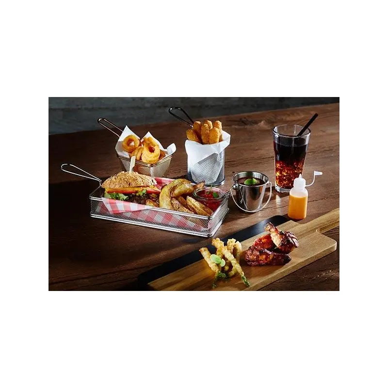 APS Fry Basket 3-1/8" stainless steel round Snackholder