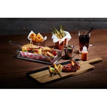 APS Fry Basket 3-1/8" stainless steel round Snackholder