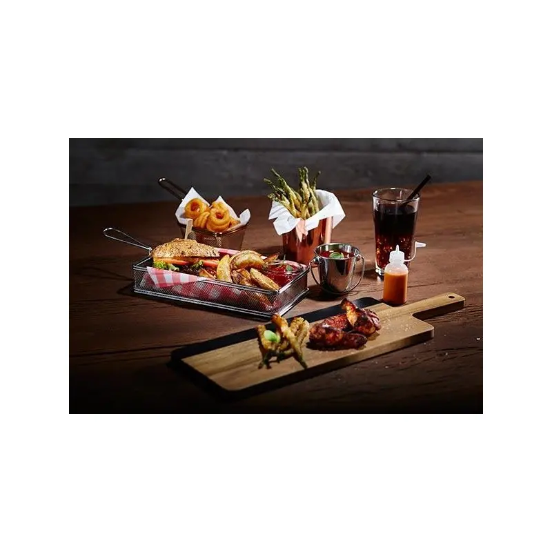 APS Fry Basket 3-1/8" stainless steel round Snackholder