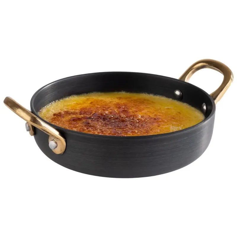 APS Serving Pot 10.2 oz. matte grey/aluminum hammered finish round APS Serving Pot 10.2 oz. matte grey/aluminum hammered finish round