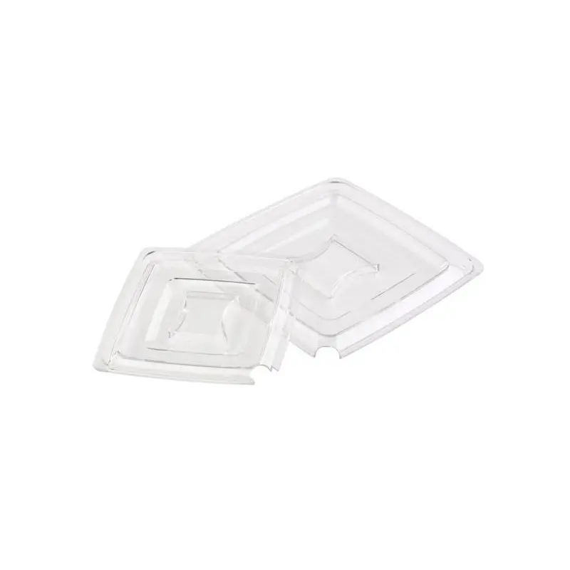 APS Cover 7-3/4" clear SAN square Pure APS Cover 7-3/4" clear SAN square Pure