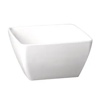 APS Bowl 50-3/4 oz. white melamine square Pure - Case of 5