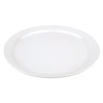 APS Tray 12.25" dia. x 1.25" H melamine white Pure - Case of 5