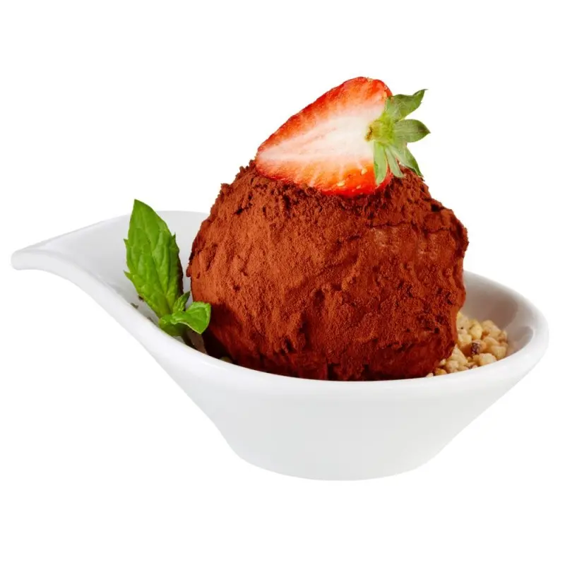 APS Bowl 2-1/8 oz. white melamine Mini - Case of 24