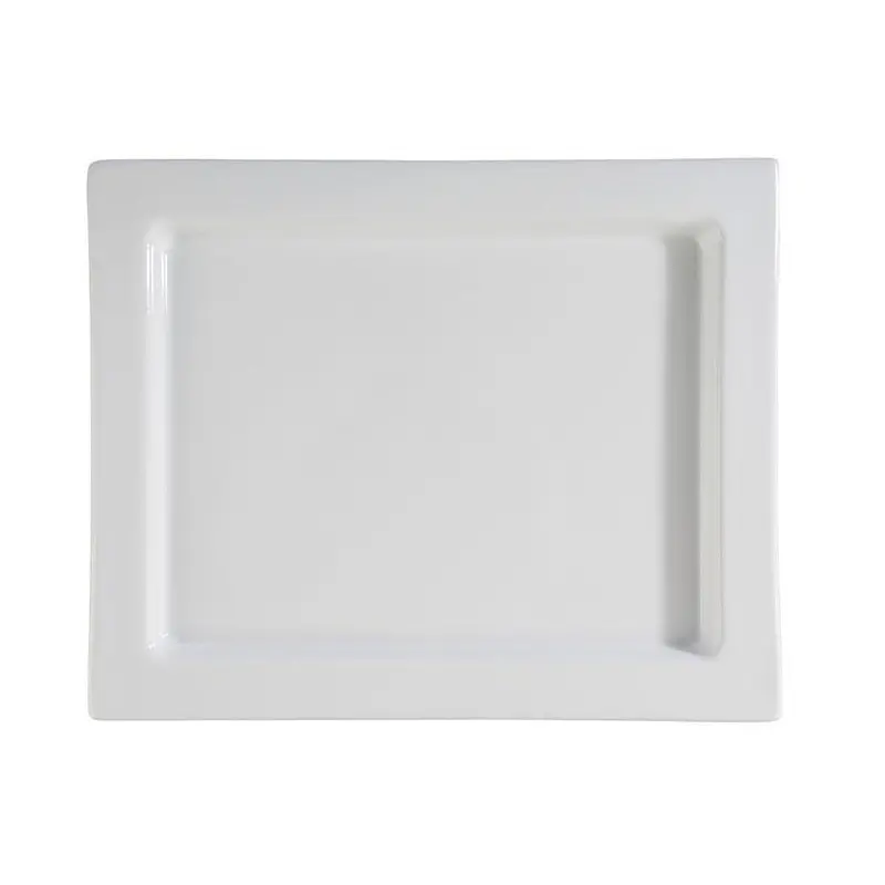 APS Tray Gastronorm 1/2 12.875" x 10.5" x 0.875" H porcelain white Frames - Case of 12 APS Tray Gastronorm 1/2 12.875" x 10.5" x 0.875" H porcelain white Frames - Case of 12