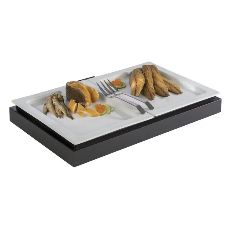 APS Tray Gastronorm 1/2 12.875" x 10.5" x 0.875" H porcelain white Frames - Case of 12 APS Tray Gastronorm 1/2 12.875" x 10.5" x 0.875" H porcelain white Frames - Case of 12