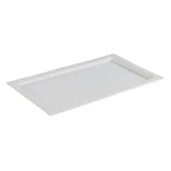 APS Tray Gastronorm 1/1 20.875" x 12.875" x 0.875" H porcelain white Frames - Case of 6