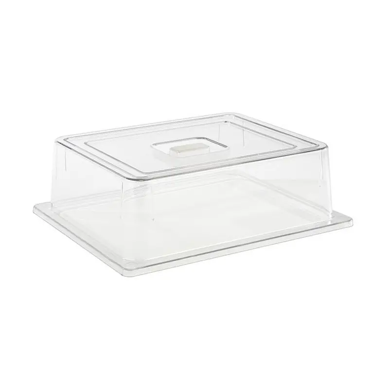 APS Cover Gastronorm 1/2 12.875" x 10.5" x 3.75" H polycarbonate clear APS Cover Gastronorm 1/2 12.875" x 10.5" x 3.75" H polycarbonate clear