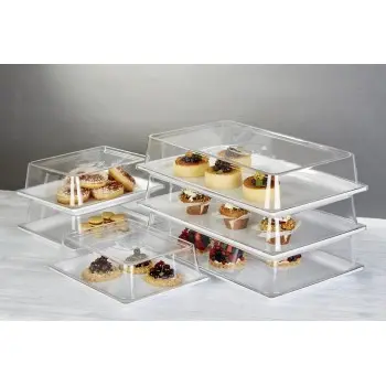 APS Cover Gastronorm 1/2 12.875" x 10.5" x 3.75" H polycarbonate clear